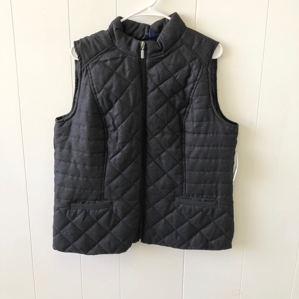 Black Down Vest